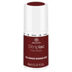 Alessandro Gel Nagellak|Striplac Peel Or Soak 192 Award Winning Red