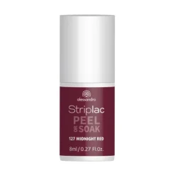 Alessandro Gel Nagellak|Striplac Peel Or Soak 127 Midnight Red
