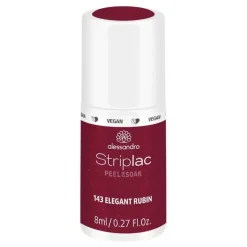Alessandro Gel Nagellak|Striplac Peel Or Soak 143 Elegant Ruby