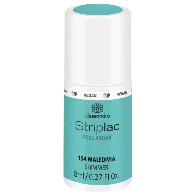 Alessandro Gel Nagellak|Striplac Peel Or Soak 154 Maledivia