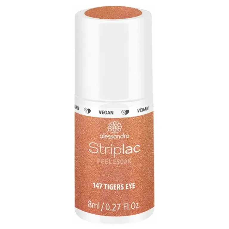 Alessandro Gel Nagellak|Striplac Peel Or Soak 147 Tigers Eye