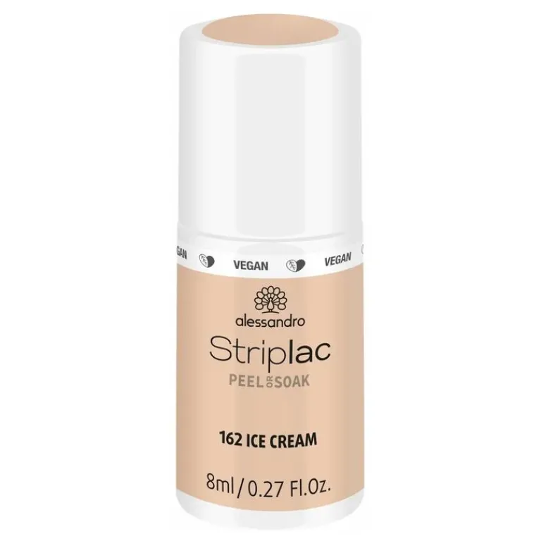 Alessandro Gel Nagellak|Striplac Peel Or Soak 162 Ice Cream