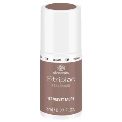 Alessandro Gel Nagellak|Striplac Peel Or Soak 152 Velvet Taupe