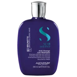 Alfaparf Milano Shampoo|Semi Di Lino Brunette Anti-Orange Low Shampoo