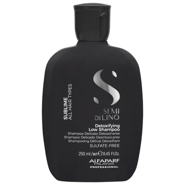 Alfaparf Milano Shampoo|Semi Di Lino Sublime Detoxifying Low Shampoo