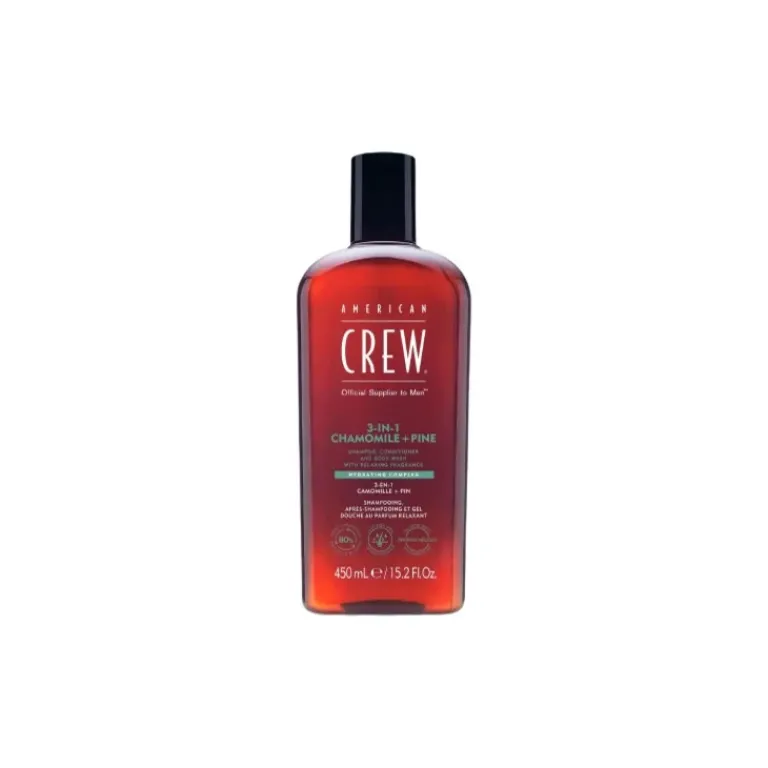 American Crew Heren Haarverzorging|3 in 1 Chamomille + Pine