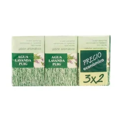 Antonio Puig Heren Bad-En Doucheproducten|Agua Lavanda Zeep 3 x 125 gram