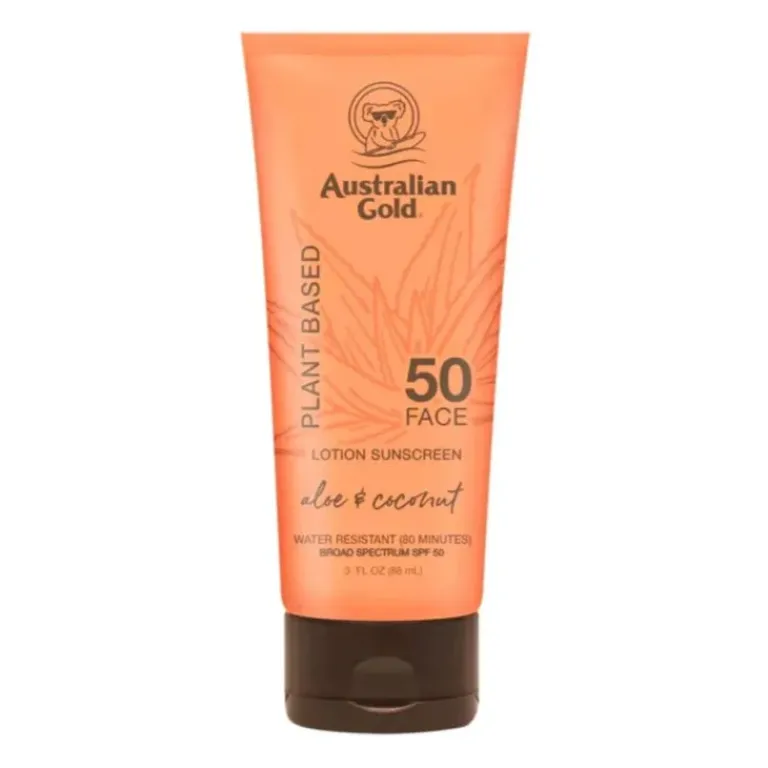 Australian Gold Zonbescherming|Plant Based Lotion Sunscreen SPF 50 Face