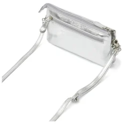 dR Amsterdam Clutch|Clutch Metallics Silver