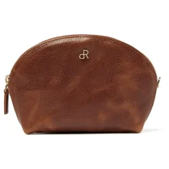 dR Amsterdam Make-Up Tasje|Make-up Tasje Milan Cognac