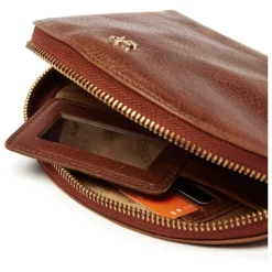 dR Amsterdam Make-Up Tasje|Make-up Tasje Milan Cognac