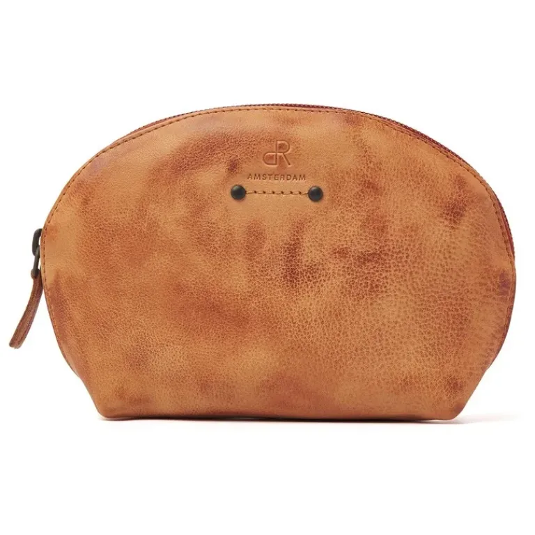 dR Amsterdam Make-Up Tasje|Make-up Tasje Camel