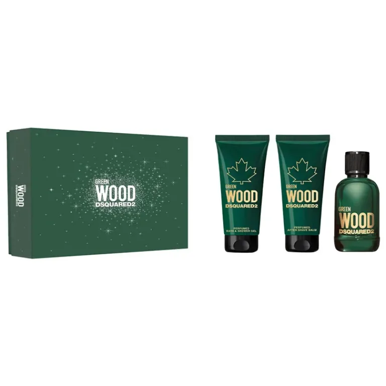 Dsquared² Heren Gift Sets|Green Wood Gift Set