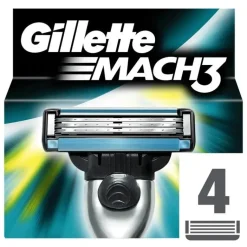 Gillette Baard- En Scheerproducten|Mach 3 4 stuks
