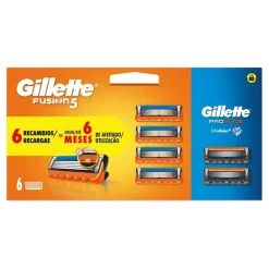Gillette Baard- En Scheerproducten|Scheermesjes 4 x Fusion Refill scheermes