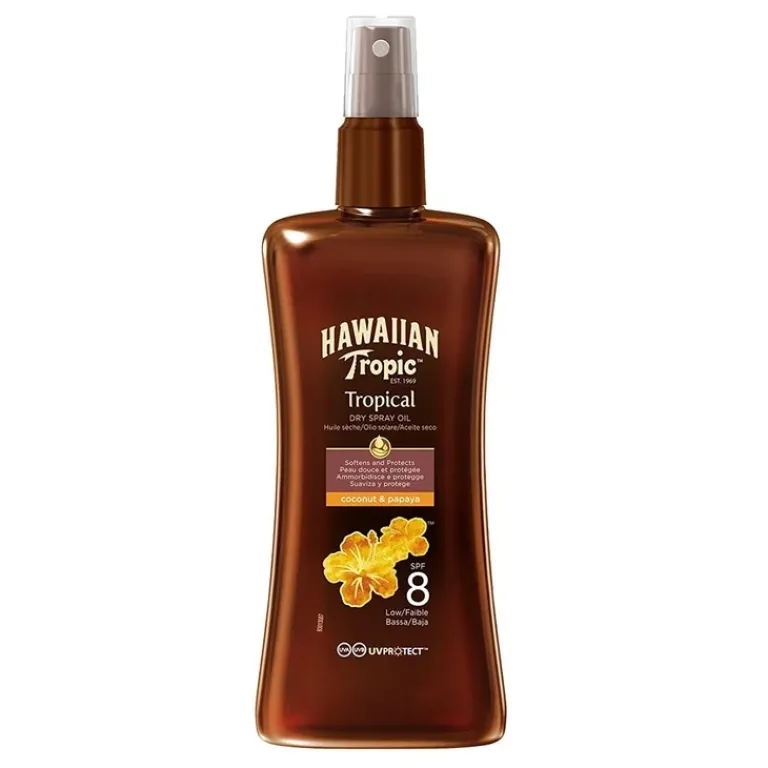 Hawaiian Tropic Zonbescherming|Protective Dry Oil SPF 8