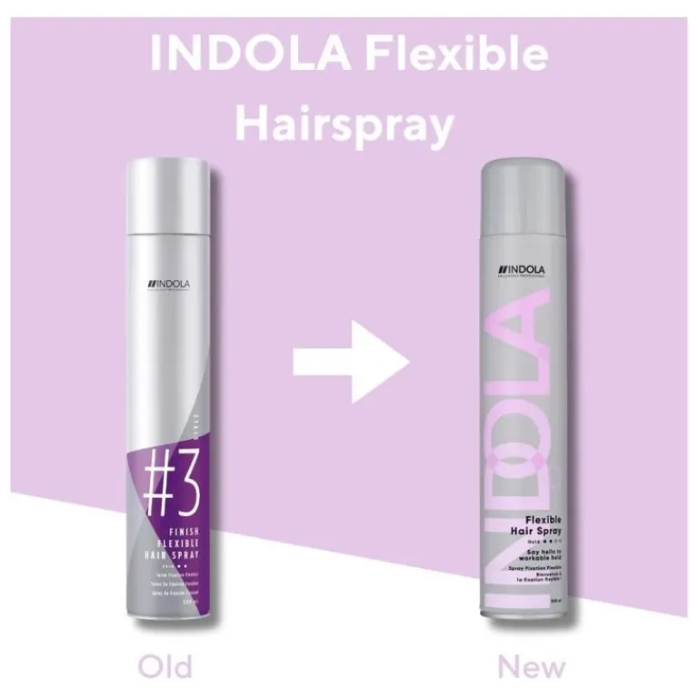 Indola Styling Spray|Care & Style Finish Flexible Hair Spray