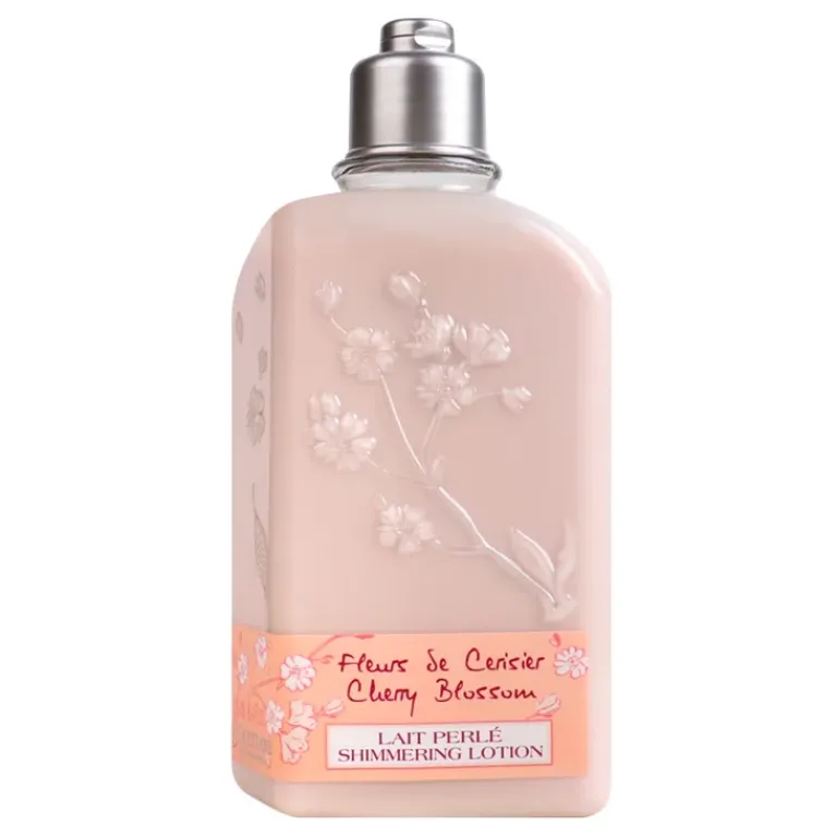 L'Occitane Moisturizer|Cherry Blossom Shimmering Bodylotion