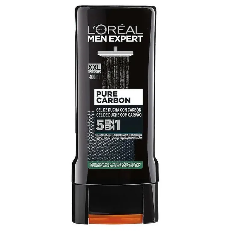 L'Oréal Heren Lichaamsverzorging|Men Expert Pure Carbon 5in1 Douchegel