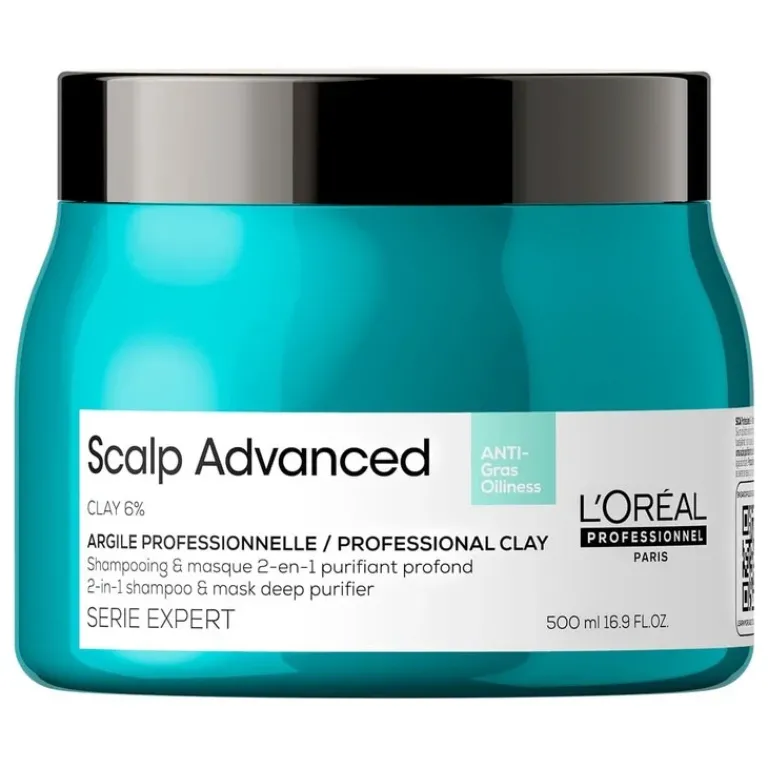 L'Oréal Professionnel Shampoo|Serie Expert Scalp Advanced Anti-Oiliness 2-in-1 Shampoo & Mask