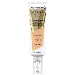 Max Factor Foundation|Miracle Pure Skin Improving Foundation 76 Warm Golden