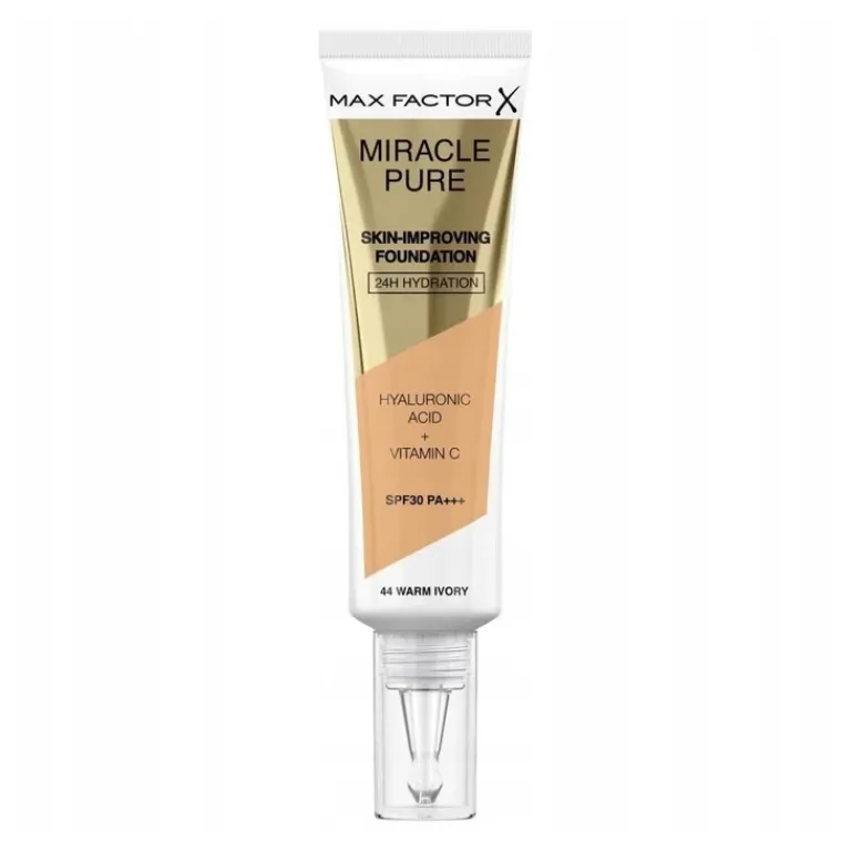 Max Factor Foundation|Miracle Pure Skin Improving Foundation 76 Warm Golden