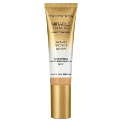 Max Factor Foundation|Miracle Second Skin Hybrid Foundation 08 Medium Tan