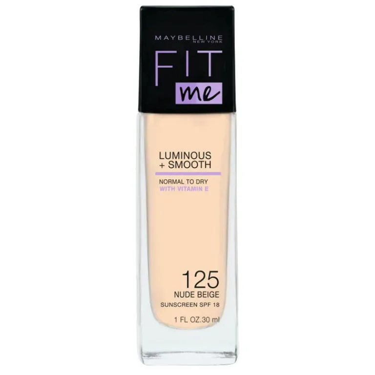 Maybelline Foundation|Fit Me! Luminous Smooth Foundation 125 Nude Beige