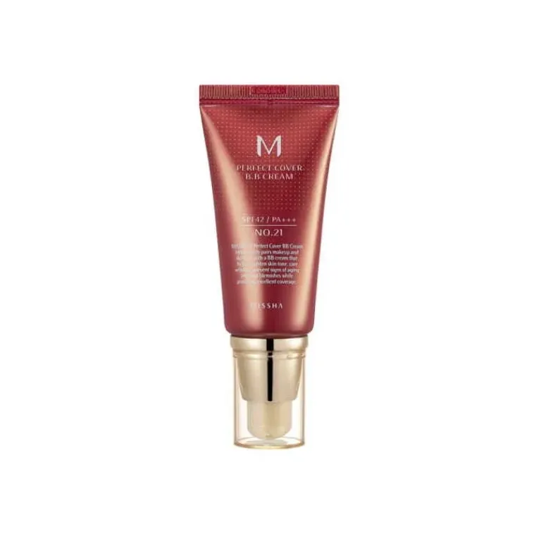Missha Dagcrème|M Perfect Cover BB Cream SPF 42PA+++ 25 Warm Beige