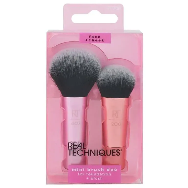 Real Techniques Penselen|Mini Brush Duo Foundation Penseel
