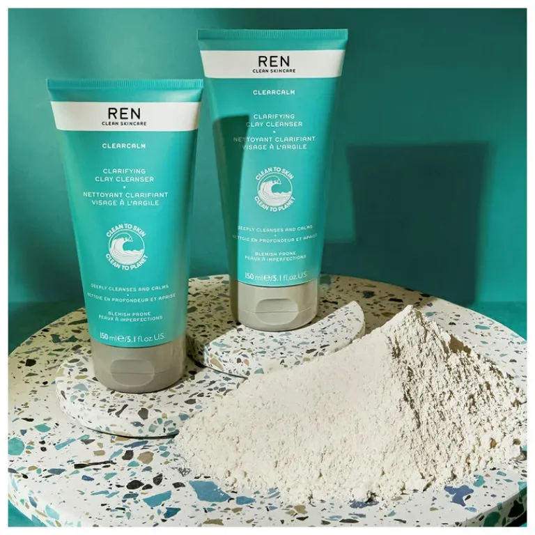 REN Gezichtsreiniging|ClearCalm Clarifying Clay Cleanser