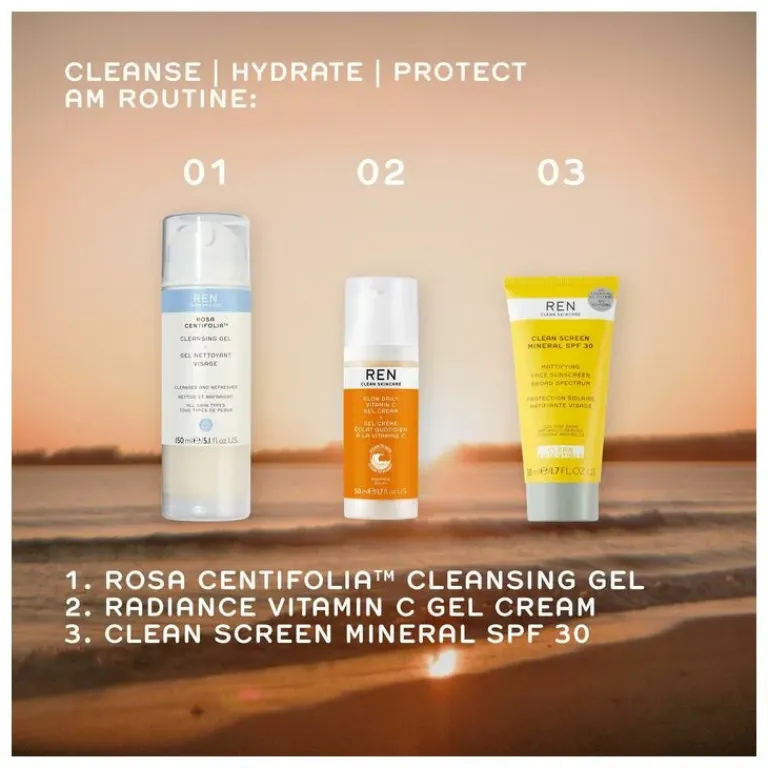 REN Dagcrème|Glow Daily Vitamin C Gel Cream