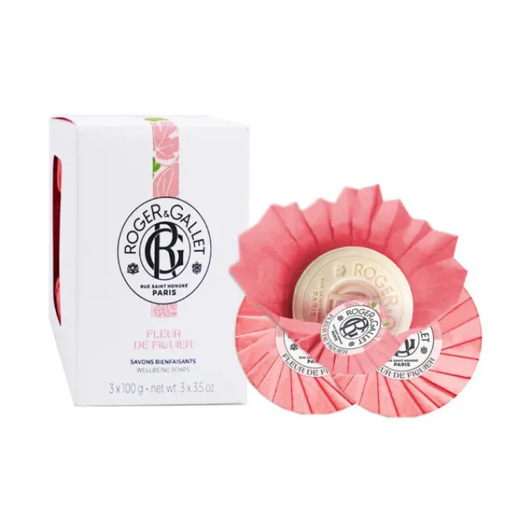 Roger & Gallet Dames Bad-En Doucheproducten|Fleur De Figuier Zeep 3 x 100 gram