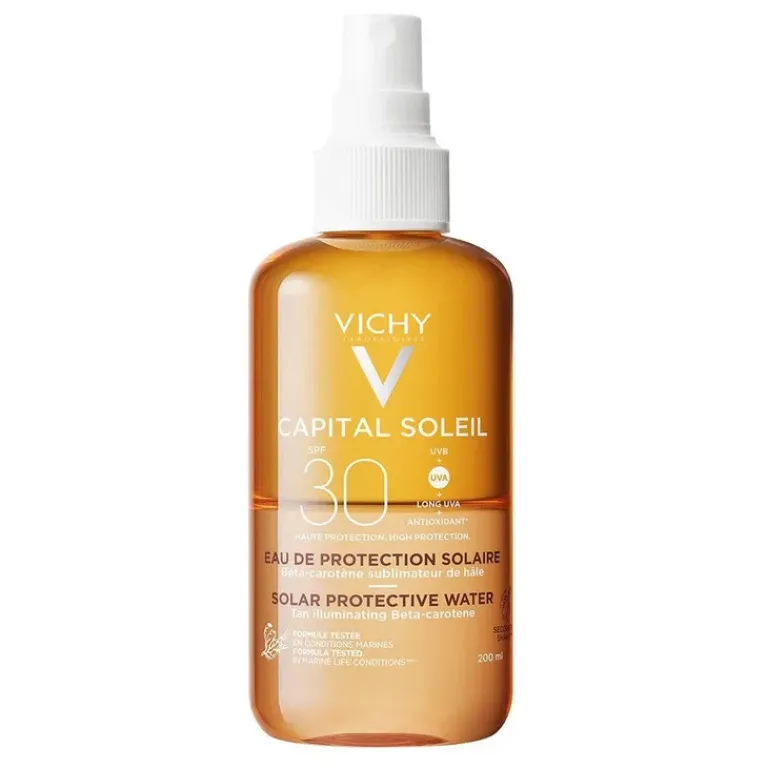 Vichy Zonbescherming|Capital Soleil Protective Water Enhanced Tan Zonbescherming SPF 30